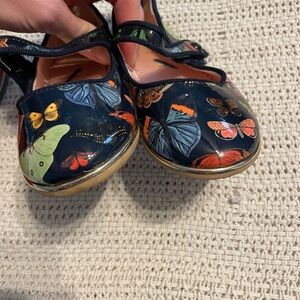 Colorful Patterned Slip-On Shoes